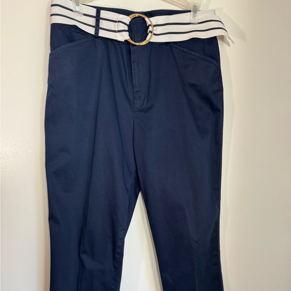 Ralph Lauren Gold and White Belt